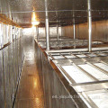 Congelador de la cama de túnel fluidizado IQF para frutas